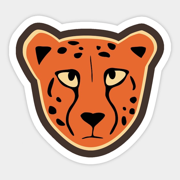 Cheetah Sticker by Grees